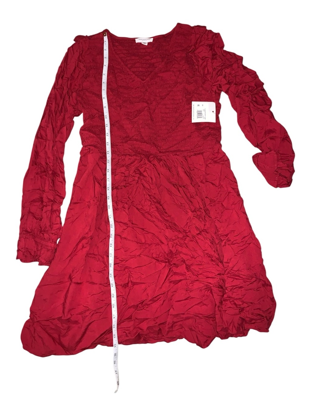 Beachlunchlounge Red Baby Doll Dress NWT Size Large